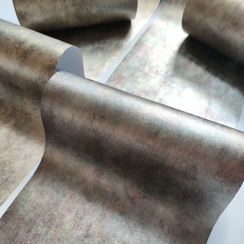 0.16mm Imported Patterned Metallic PVC Lamination Film for Interior Decoration
