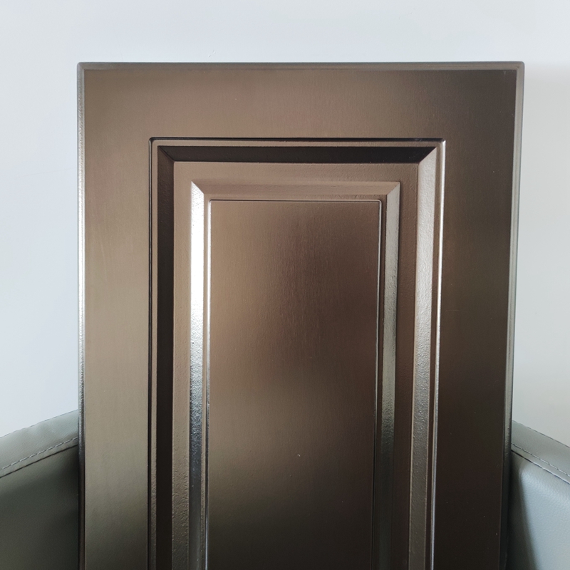 High Grade 0.35mm Metalized PVC Film Decorative Door Membrane for MDF Vacuum Press