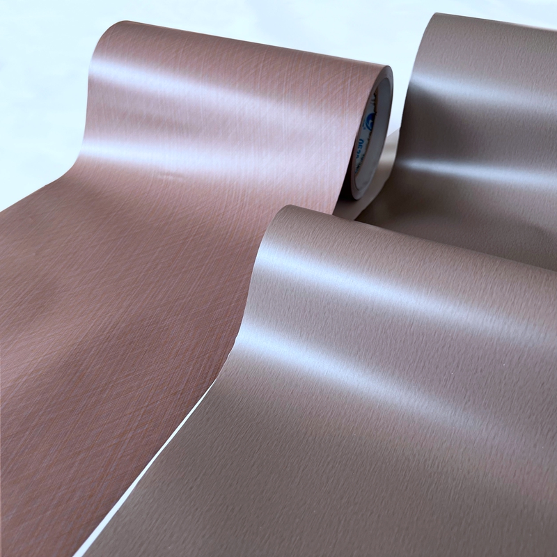 0.14mm Fabric Texture PVC Decorative Film for Plastic Wall Covering Panel Sheet