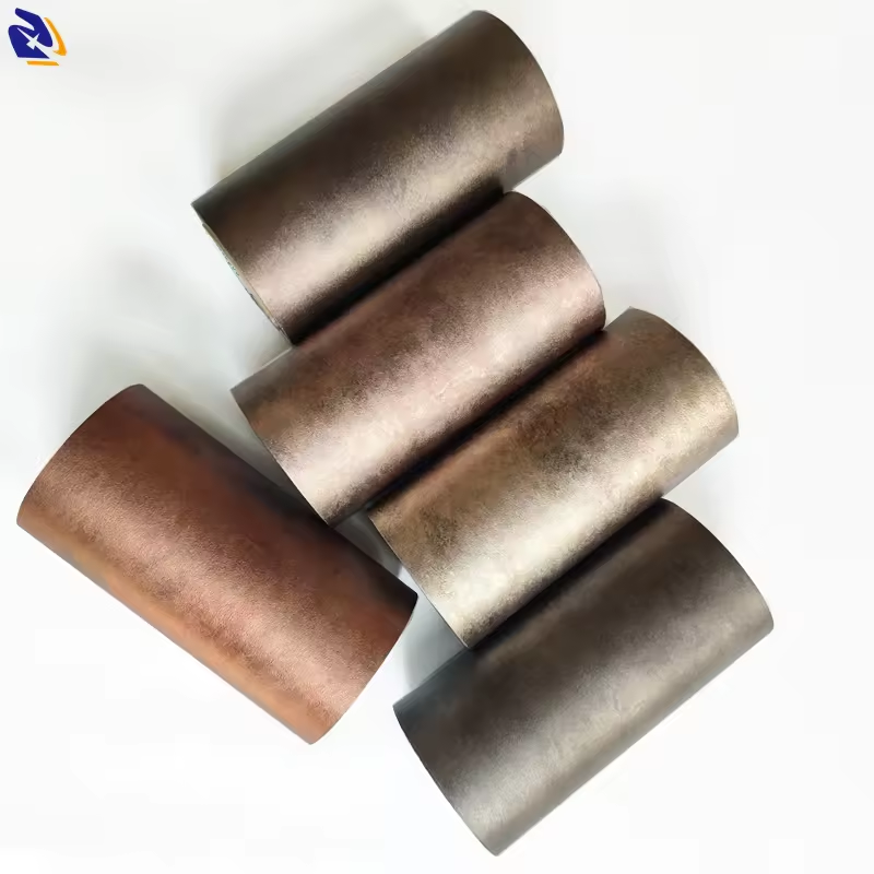 Patten Metallic PVC Decorative Film Manufacturer Wrapping PVC Metalized Lamination Film PVC Foil Rolls For MDF Door Panel Used