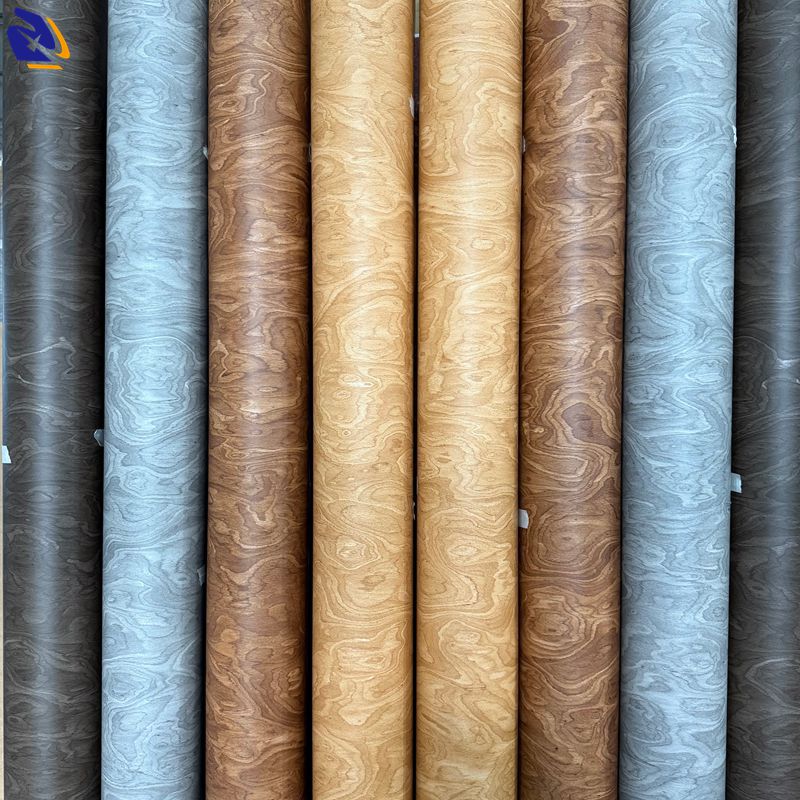 Wood Venner PVC Excimer Film for Wall Panel Furniture Home Office Commercial Interior Decoration