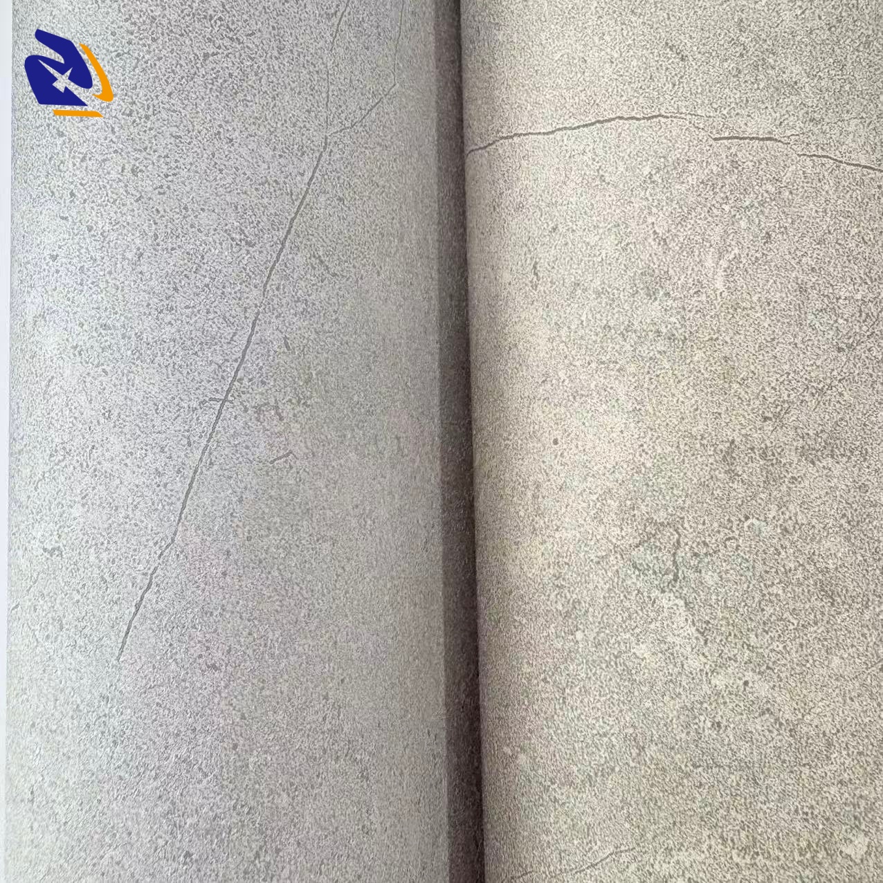 Cement design PVC decorative Film for Wall Decoration Furniture Cabinet Wardrobe Non-adhesive Matt grey Marble PVC Sheet for Laminating